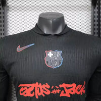 Maillot FC Barcelone 2025/2026 – Édition Spéciale Cactus Jack Extérieur - Manche Longue