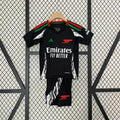 Ensemble Enfant Arsenal Extérieur 2024/2025 – Maillot + Short + – Noir &; Pan-Africains