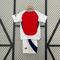 Ensemble Enfant Arsenal Domicile 2024/2025 – Maillot + Short +&nbsp; – Rouge &amp; Blanc