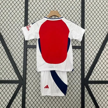 Ensemble Enfant Arsenal Domicile 2024/2025 – Maillot + Short +&nbsp; – Rouge &amp; Blanc