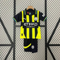 Ensemble enfant Manchester City FC 2024/2025 – Ensemble Extérieur Enfant (Maillot + Short)