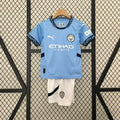 Ensemble enfant Manchester City FC 2024/2025 – Ensemble Domicile Enfant (Maillot + Short)