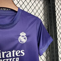 Ensemble Enfant Real Madrid 2025/2026 – Édition Y-3 Violet avec Fleur