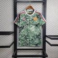Maillot Manchester United 2024/2025 – Maillot Football Homme (Vert avec Motifs Blancs)