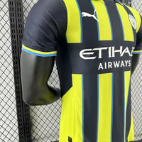 Maillot Manchester City FC 2024/2025 – Maillot Édition Spéciale Homme Noir à Bandes Jaunes