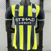 Maillot Manchester City FC 2024/2025 – Maillot Édition Spéciale Homme Noir à Bandes Jaunes