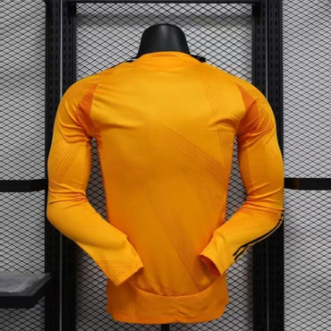 Maillot  Real Madrid 2024/25 Extérieur– Orange manches longues