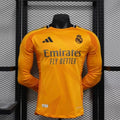 Maillot  Real Madrid 2024/25 Extérieur– Orange manches longues