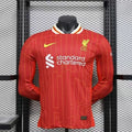 Maillots Liverpool FC 2024/2025 – Maillot Domicile Homme (Version Joueur, Manches Longues)