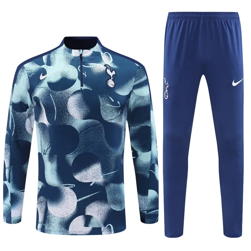 Ensemble Tottenham Hotspur 2024/2025 – Veste Camouflage Bleu Royal