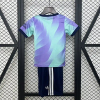 Ensemble Enfant Arsenal Third 2024/2025 – Maillot + Short – Bleu Aqua Violet