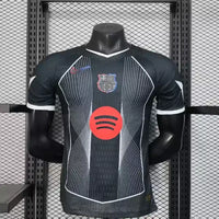 Maillot FC Barcelone 2025/2026 – Édition Spéciale Rouge &amp; Noir Spotify