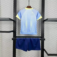 Ensemble Enfant Barcelone Edition spécial 2025/2026 Domicile Bleu Col Jaune