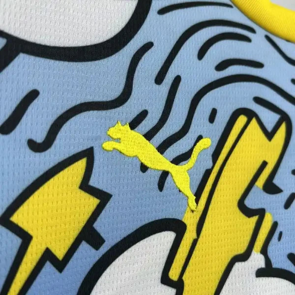 Maillot  Manchester City FC 2025/2026 – Maillot Édition Spéciale “Éclair &amp; Nuage”