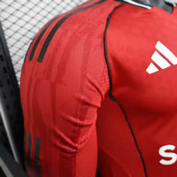 Maillot Manchester United 2025/2026 – Maillot Domicile Homme (Manches Longues, Version Joueur)
