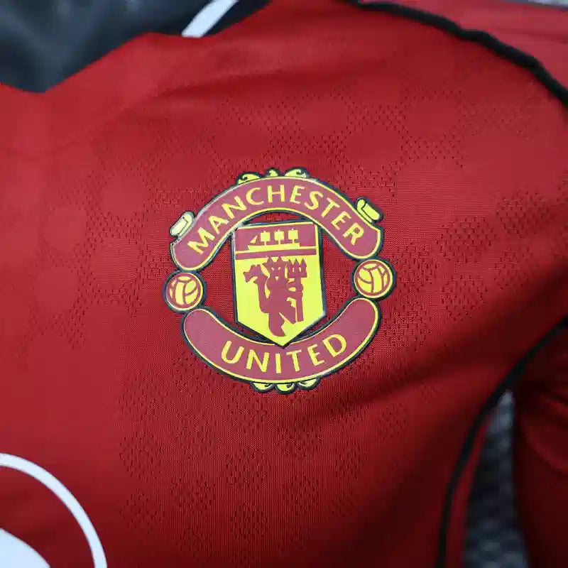 Maillot Manchester United 2025/2026 – Maillot Domicile Homme (Manches Longues, Version Joueur)