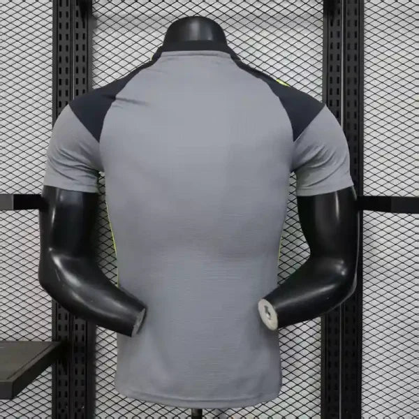 Maillot Manchester United 2025/2026 – Maillot Second Extérieur Joueur (Noir avec Nuances Jaune Fluo)