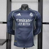 Maillot manches longues Real Madrid 2025/26 Extérieur – Noir