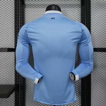 MaillotManchester City FC 2025/2026 – Maillot Domicile Homme-Manches Longues