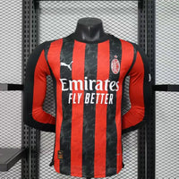 Maillot AC milan domicile 25-26 Manches longues