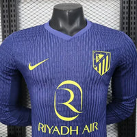 Maillot Atlético de Madrid 2025/2026 – Extérieur – Version Joueur Manches Longues – Homme