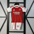 Ensemble Enfant Arsenal Domicile 2025/2026 – Maillot + Short – Rouge ; Blanc