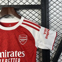 Ensemble Enfant Arsenal Domicile 2025/2026 – Maillot + Short – Rouge ; Blanc
