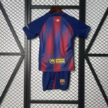 Ensemble Enfant Barcelone  2025/2026 Domicile Bleu et Rouge