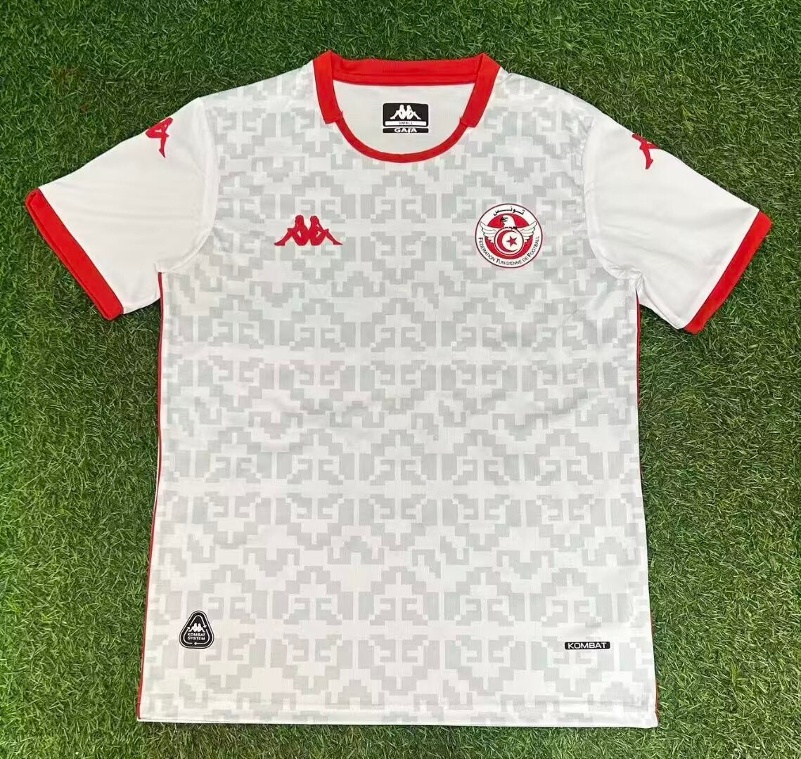 Maillot Tunisie-Coupe du monde 2026/2027–Extérieure - Manches Courtes