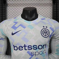 Maillot Inter Milan 2025/2026 –Éxterieur Officiel-Manches Longues-Hommes