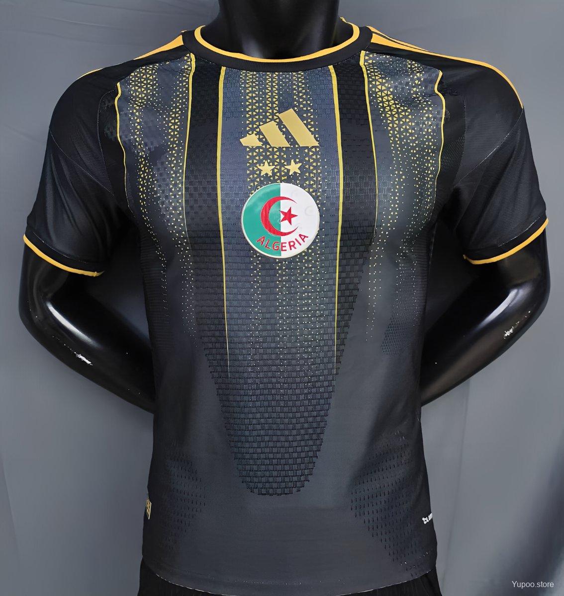 Maillot Algérie 2026/2027 – Édition Spéciale “Black Fennecs” – Manches Courtes