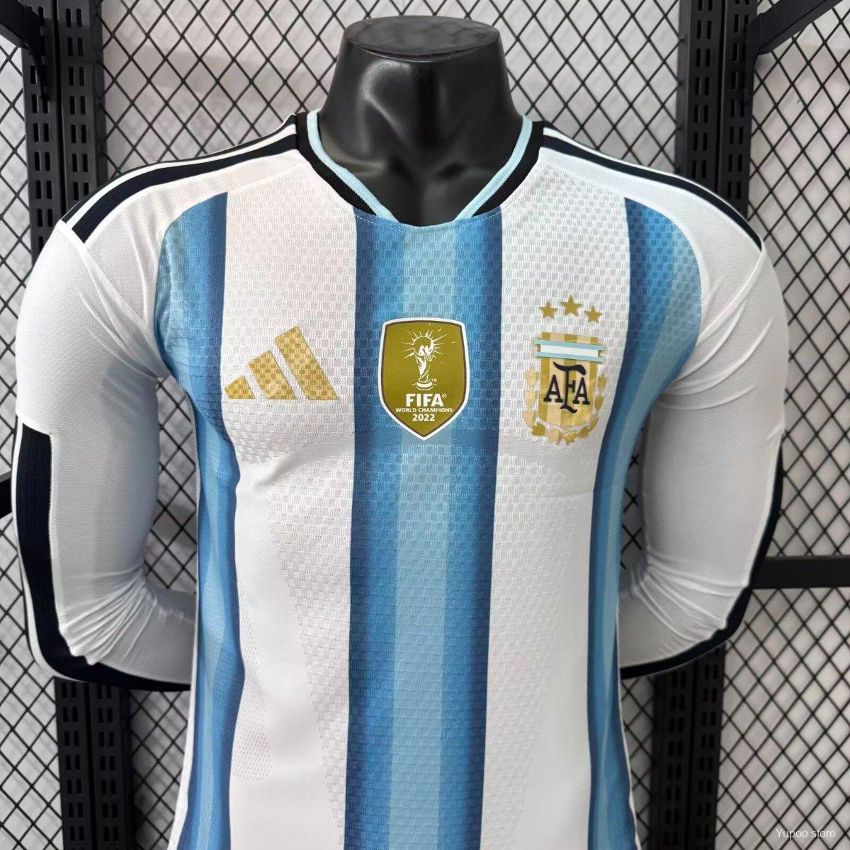 Maillot Argentine Coupe du Monde 2026/2027 Domicile Manches longues– Coupe du Monde 2026/2027-