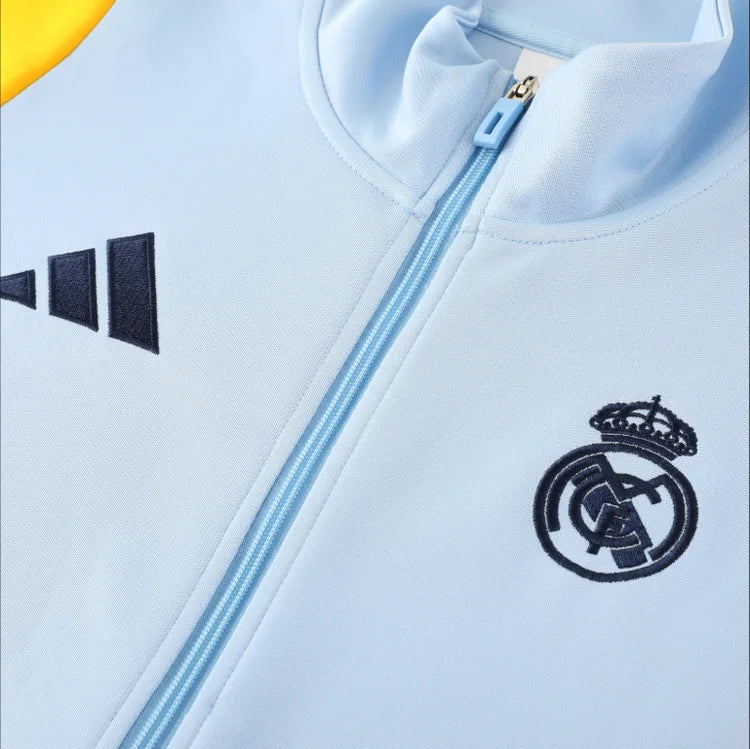 Ensemble Entraînement Real Madrid 24 Season Bleu Clair S-2XL