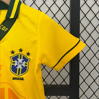 Maillots Enfant Domicile Brésil 1993/1994 Jaune Taille vide
