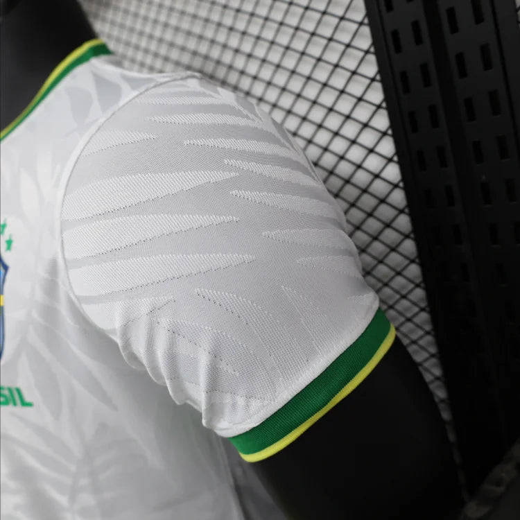 Maillots Homme Domicile Brésil 24/25 Blanc S-XXL