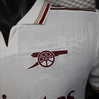 Maillots Homme Extérieur Arsenal 2025/2026 Blanc S-XXL