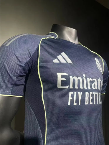 Maillots Homme Extérieur Real Madrid 25/26 Bleu Foncé S-3XL