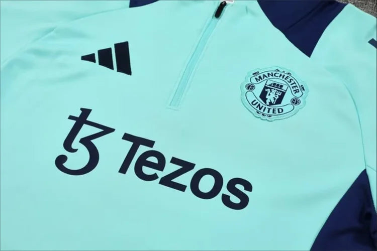 Survêtement Entraînement Manchester United 24/25 Bleu S-XXL