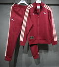 Ensemble Veste Jogging  Arsenal 2025/2026 Rouge-Bordeaux
