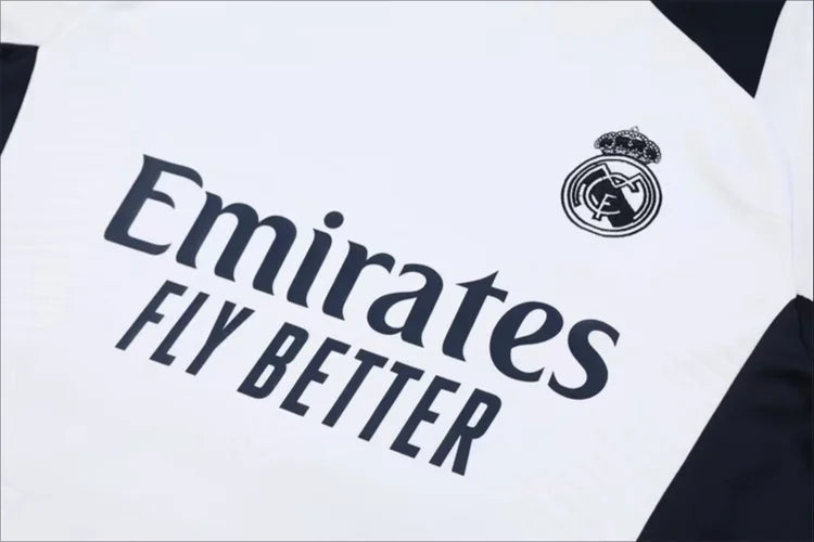 Ensemble Entraînement Real Madrid 24/25 Blanc S-XXL
