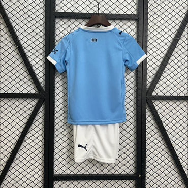 Maillots Enfant Domicile Manchester City 2025/2026 Bleu clair taille 16-28