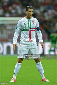 Maillots Homme Extérieur Portugal 2012 Blanc S-3XL