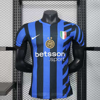Maillot Inter Milan 2024/2025 –Ligue Des Champions-Domicile- Officiel-Manches Courtes-Hommes