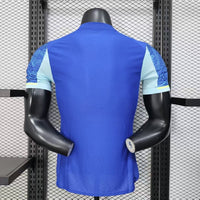 Maillot OM 2025/2026 – Deuxième Maillot Extérieur -Homme-Bleu-Olympique de Marseille-Manches courtes
