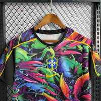 Maillots Extérieur Brésil 2022/2023 Camo Noir Taille non précisée
