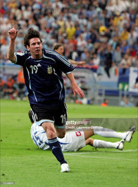 Maillots Homme Extérieur Argentine 2006 Bleu foncé S-3XL