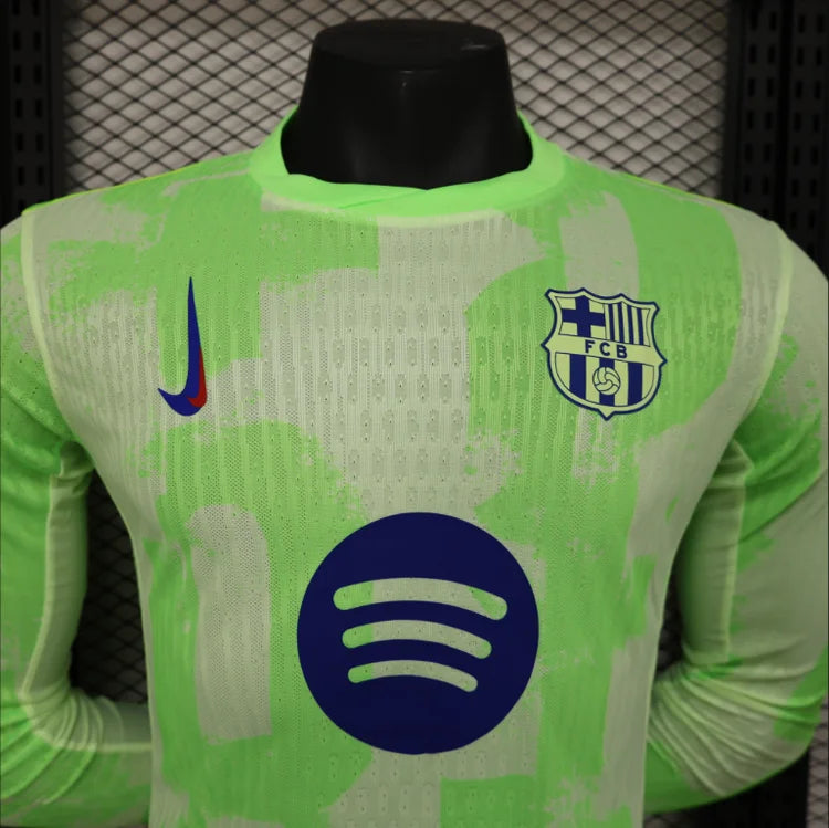 Maillots Homme Extérieur Barcelona 2024/2025 Vert clair S-XXL