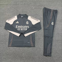 Survêtement Entraînement Real Madrid 24/25 Gris foncé S-XXL