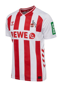 Maillot 1. FC Köln 2025/2026 – Domicile  L’élégance rhénane signée Hummel