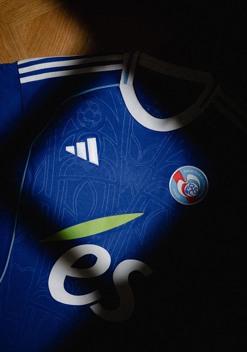 Maillot Strasbourg-2025/2026- Manches Courtes-Domicile-Hommes-Manches courtes
